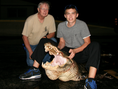 George and Logan 10ft gator