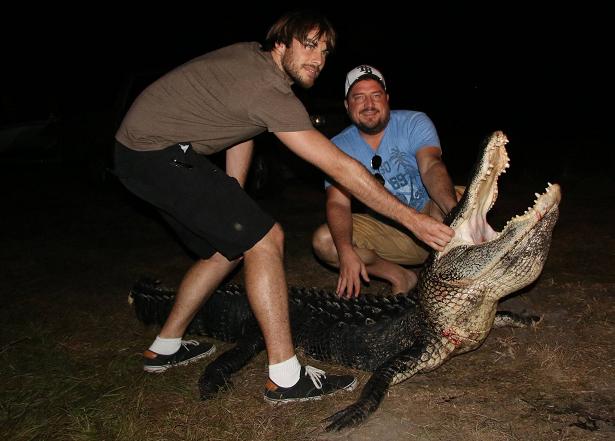 Ryan and Matt second gator