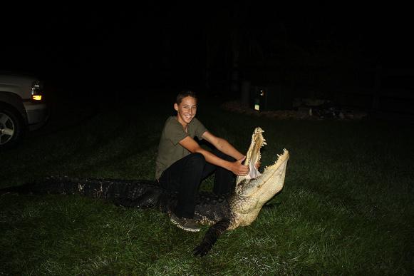 Suzie gator with Holden